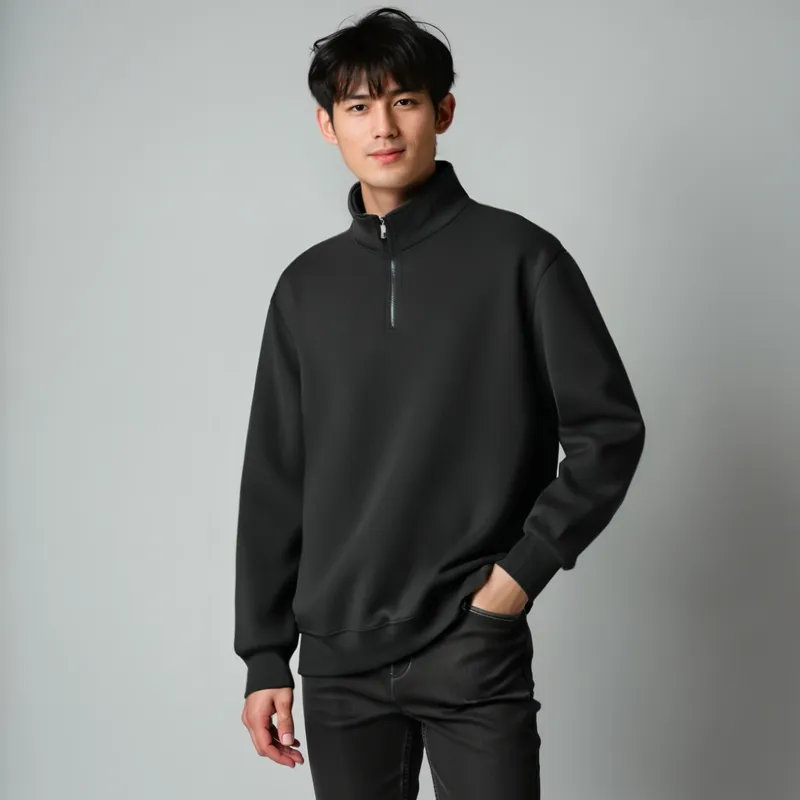 MINISO Half Zip Sweatshirt Unisex-11