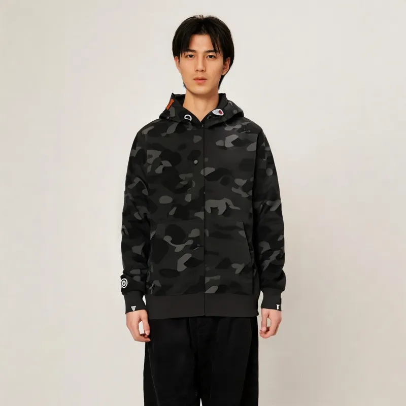 Bape Color Camo Shark Pullover Hoodie-2