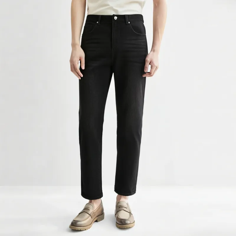 CLOT Jeans Unisex Washed Black-2