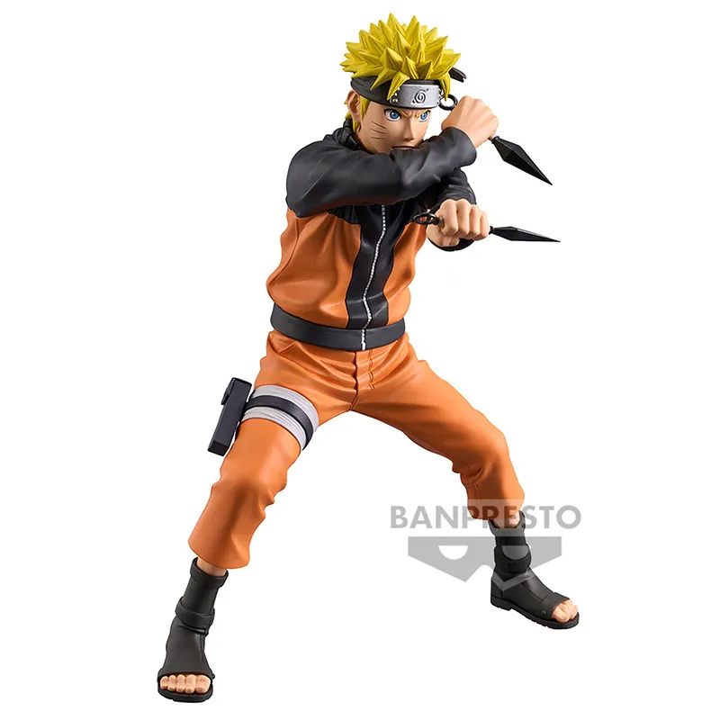 BANPRESTO Naruto Uzumaki NARUTO Glass Factory Grandista Wind Resistant Bonus Gifts 22cm-3