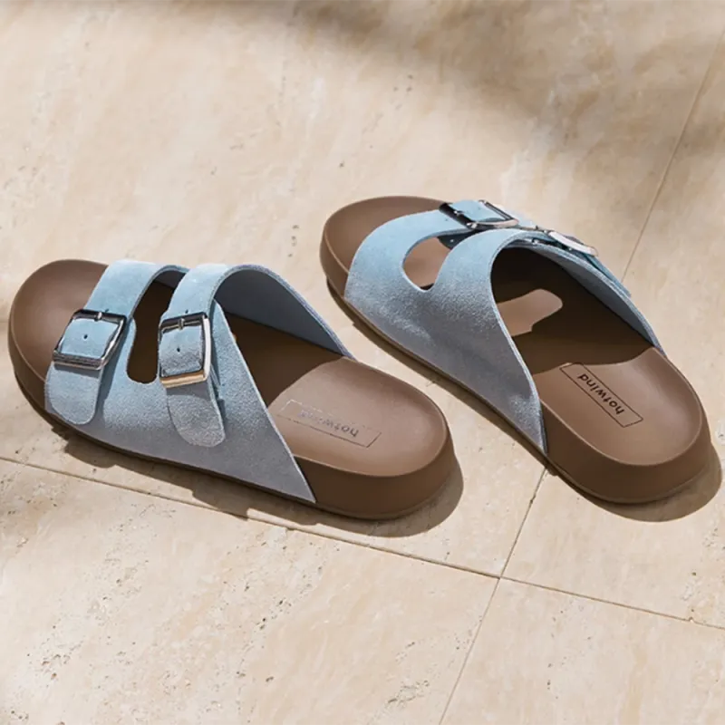 Hotwind Rubber Sole Abrasion Resistant Slide Slippers Women's-5