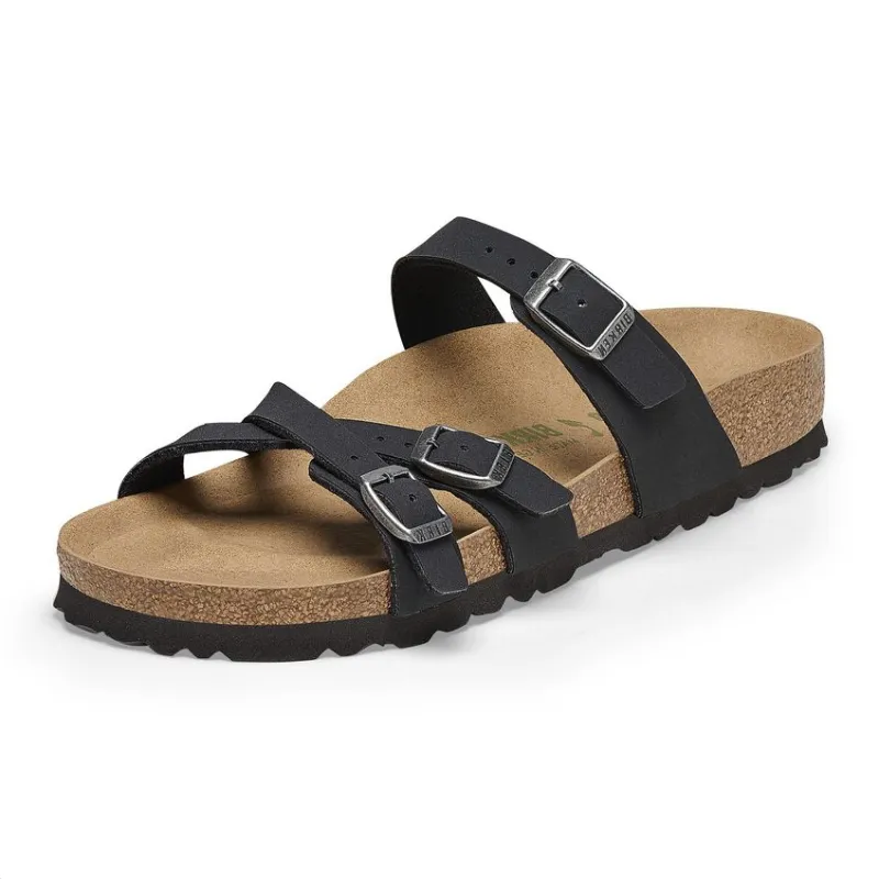 Birkenstock Franca EVA Abrasion-Resistant Slide Slippers Women's Black Narrow Fit-2
