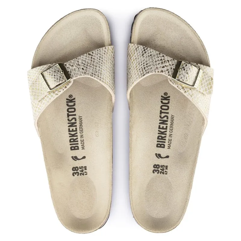 Birkenstock Madrid EVA Abrasion-Resistant Slide Slippers Women's Gold Regular-3