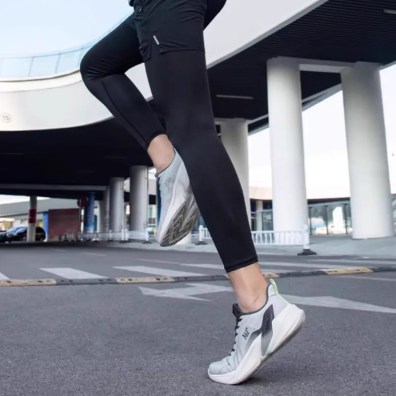 361° Cushioning Anti Slip And Wear Resistant Low Top Casual Training Running Shoes Men's White Black-2