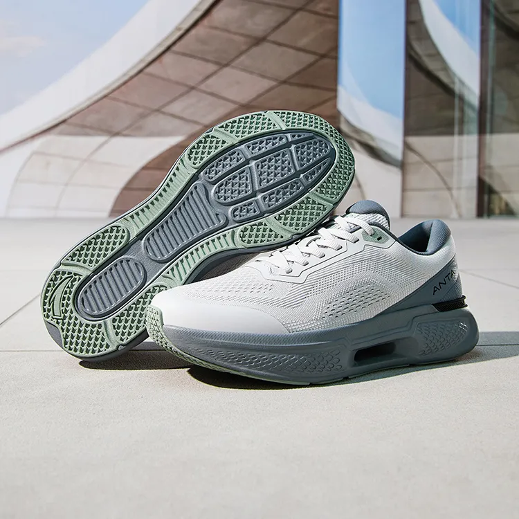 Anta Shenxing 11 Cushioned Abrasion Resistant Slip Resistant Low Top Training Shoes Men's Gray-3