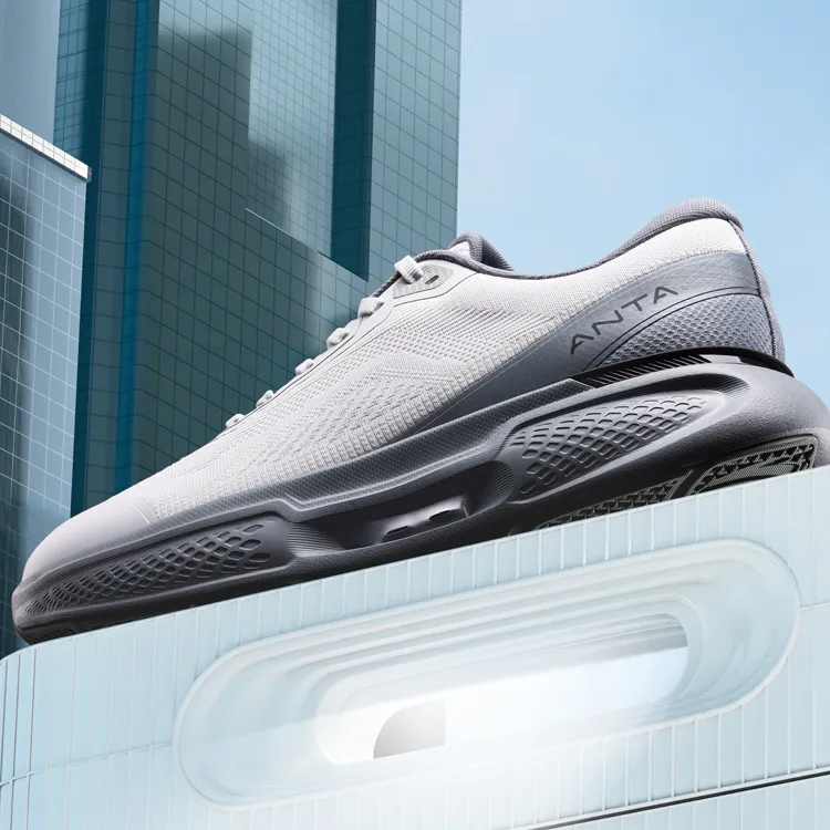 Anta Shenxing 11 Cushioned Abrasion Resistant Slip Resistant Low Top Training Shoes Men's Gray-4