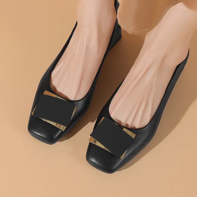 DAPHNE Chunky Heel High Heels 4.5cm Women's-3