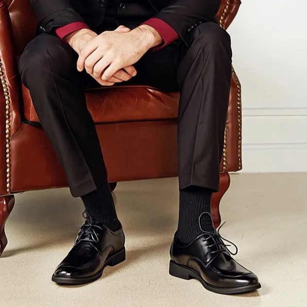 Auron Dress Shoes Men Low Top Black-4
