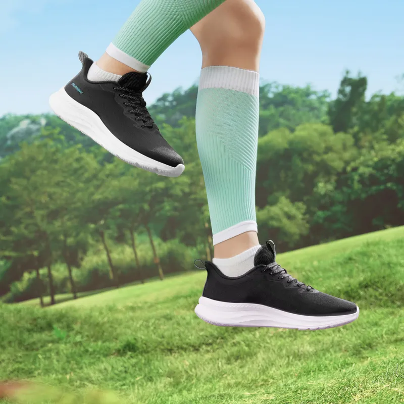 361° Qingsu Cushioning Breathable Low-Top Running Shoes Men's Black-3