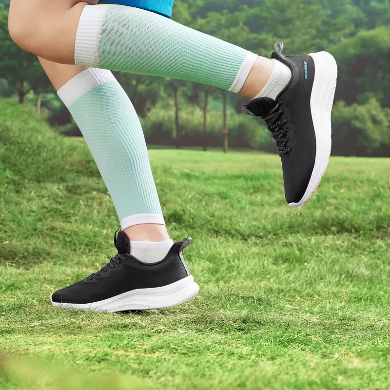 361° Qingsu Cushioning Breathable Low-Top Running Shoes Men's Black-5
