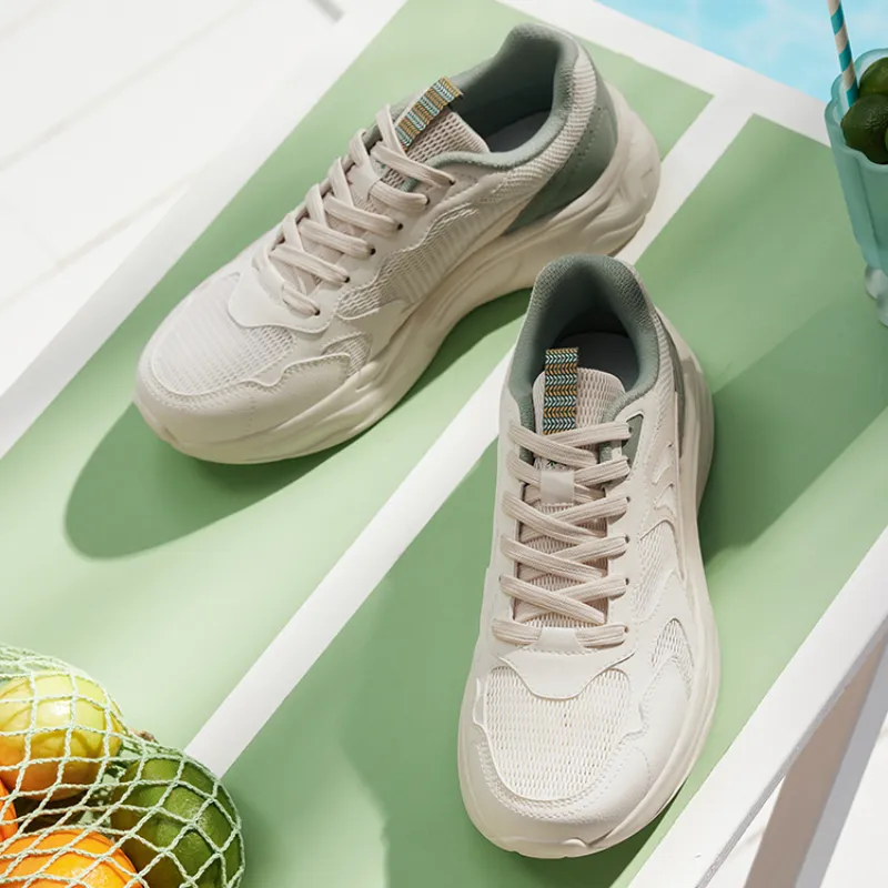 361° Cambria Breathable And Wear resistant Low Top Casual Shoes Men's Gray Green-2