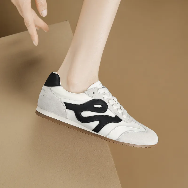 D FUSE SCANDINAVIA German Army Trainers Low Top Casual Shoes Women's-24