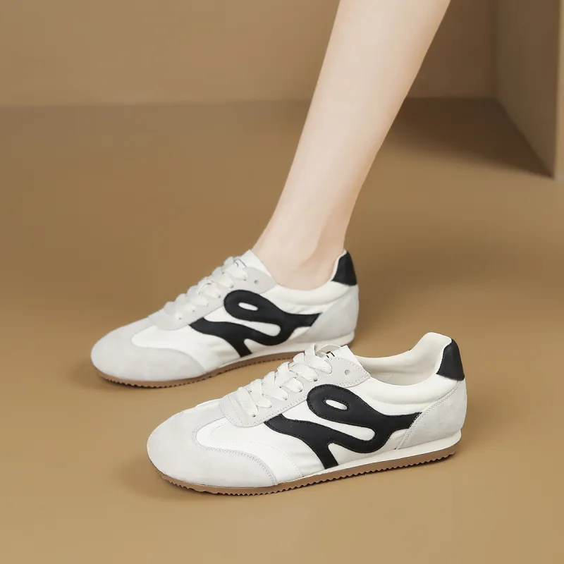 D FUSE SCANDINAVIA German Army Trainers Low Top Casual Shoes Women's-22