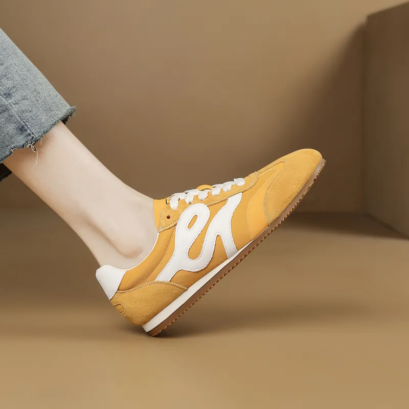 D FUSE SCANDINAVIA German Army Trainers Low Top Casual Shoes Women's-17