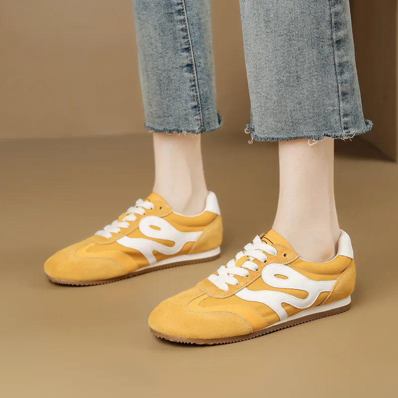 D FUSE SCANDINAVIA German Army Trainers Low Top Casual Shoes Women's-16