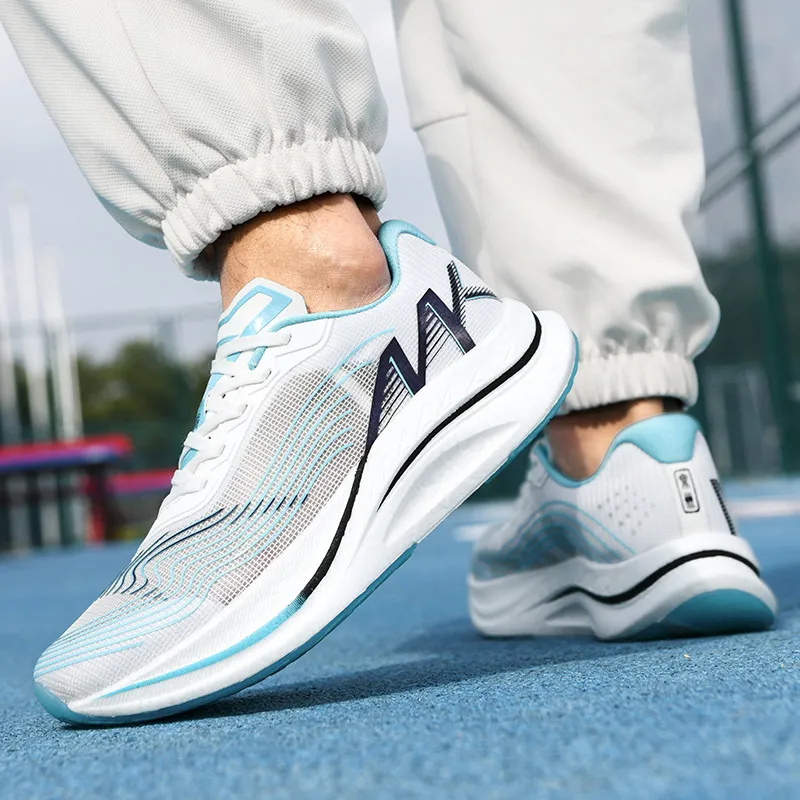 MEIKE Cushioning, Slip Resistant, Abrasion Resistant, Breathable, Lightweight, Rebound Low Top Running Shoes Unisex-2