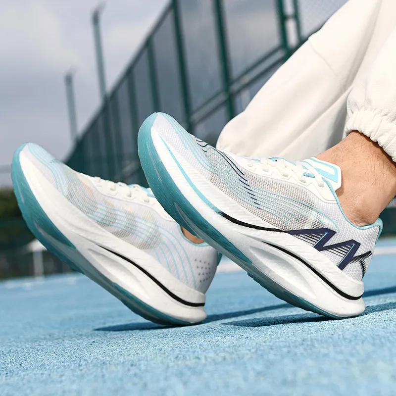 MEIKE Cushioning, Slip Resistant, Abrasion Resistant, Breathable, Lightweight, Rebound Low Top Running Shoes Unisex-4