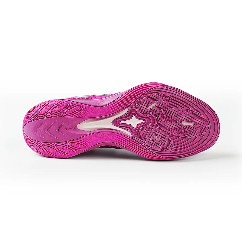 LiNing Shock Absorbers With Slip Resistant And Abrasion Resistant Properties Low Top Basketball Shoes Men's Purple-5
