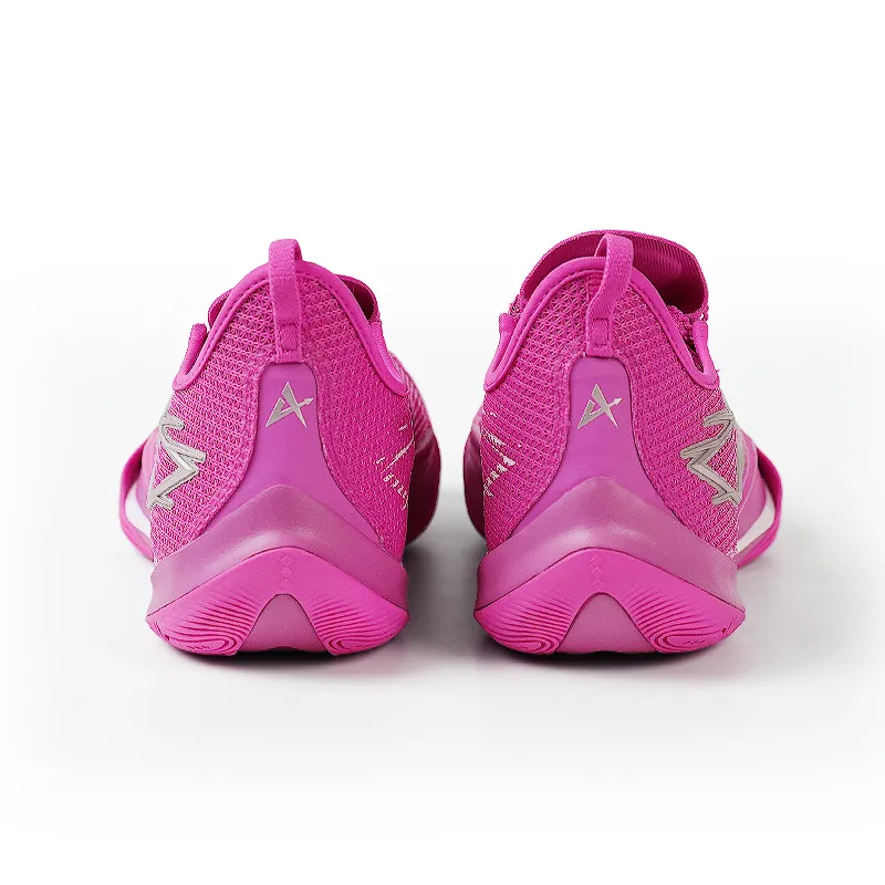 LiNing Shock Absorbers With Slip Resistant And Abrasion Resistant Properties Low Top Basketball Shoes Men's Purple-4
