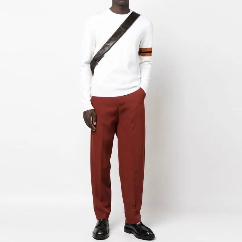 Ermenegildo Zegna Stripe Detailed Crewneck Jumper-5