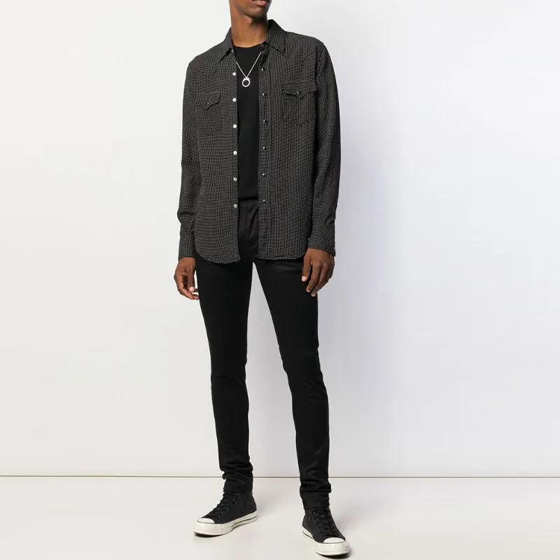 SAINT LAURENT Stretch Gabardine Chino Pants-2