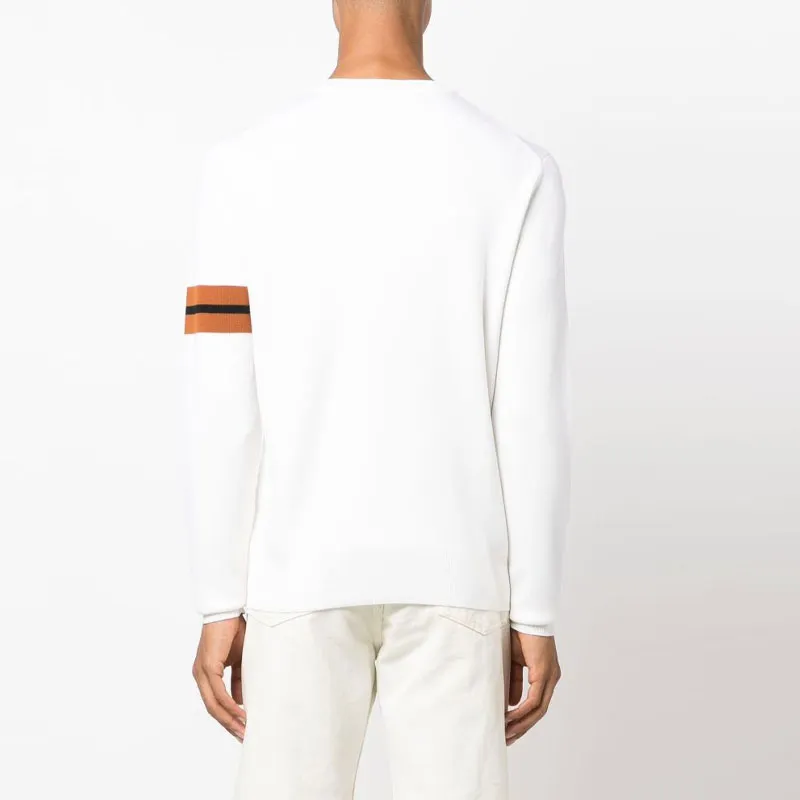 Ermenegildo Zegna Stripe Detailed Crewneck Jumper-6