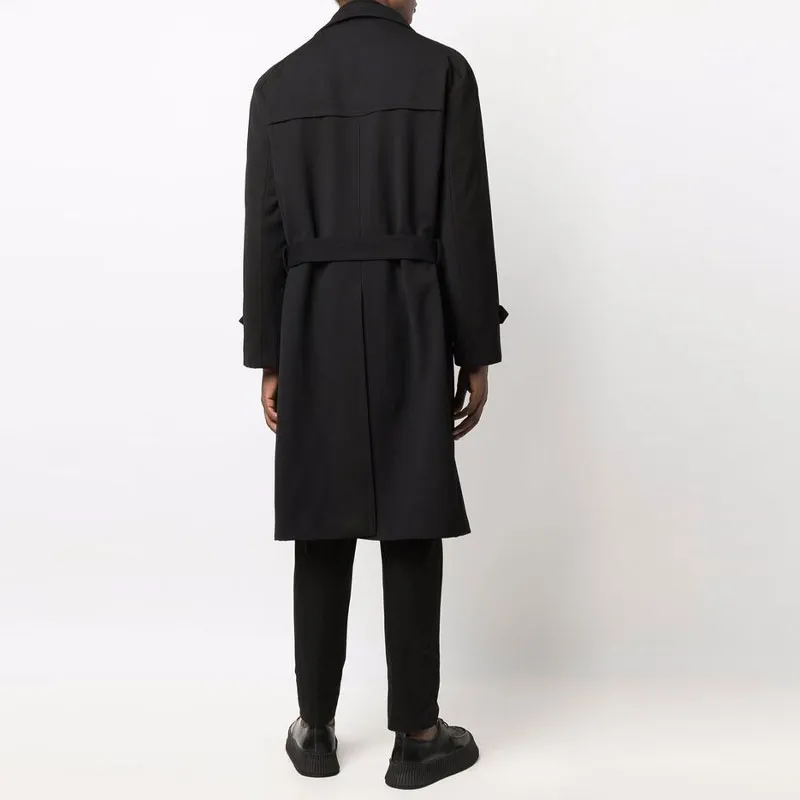 CELINE Trench Coats Men Black-4