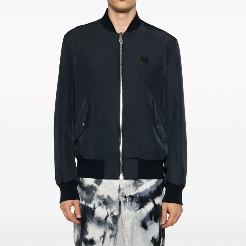 BALMAIN Nylon Zipped Bomber Jacket-3