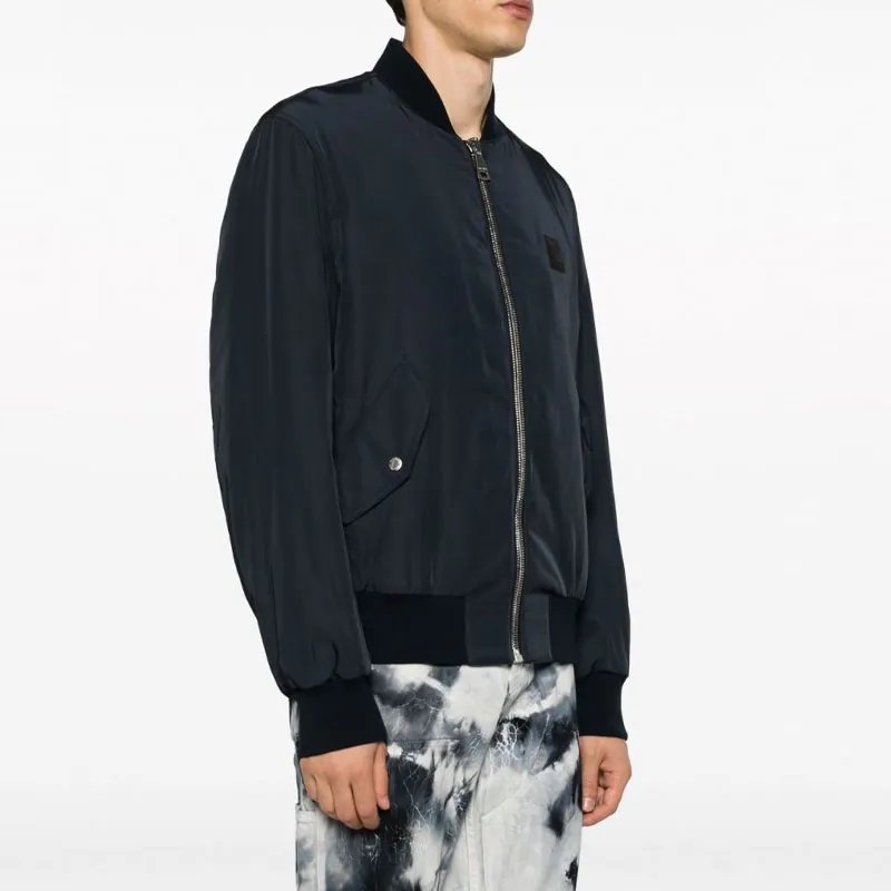 BALMAIN Nylon Zipped Bomber Jacket-5