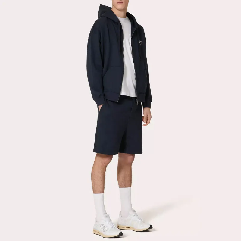 Valentino Drawstring Zip Up Jacket-4