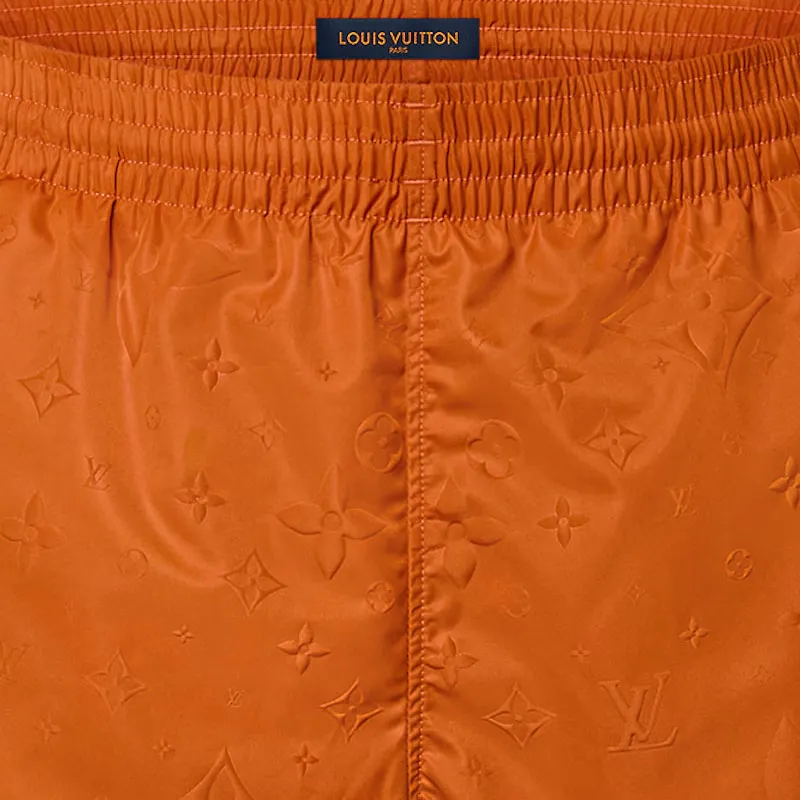 LOUIS VUITTON Monogram Nylon Swim Board Shorts-3