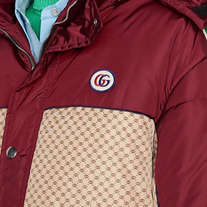 GUCCI Interlocking G print Puffer Jacket-4