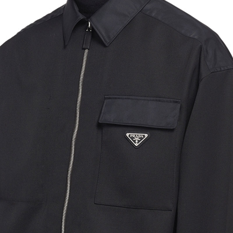 関税・送料込 PRADA by RAF SIMONS Re Nylon モッズコート