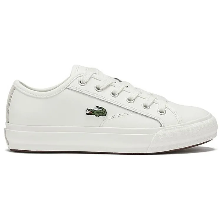 LACOSTE Low Top Canvas Shoes Women's White-1