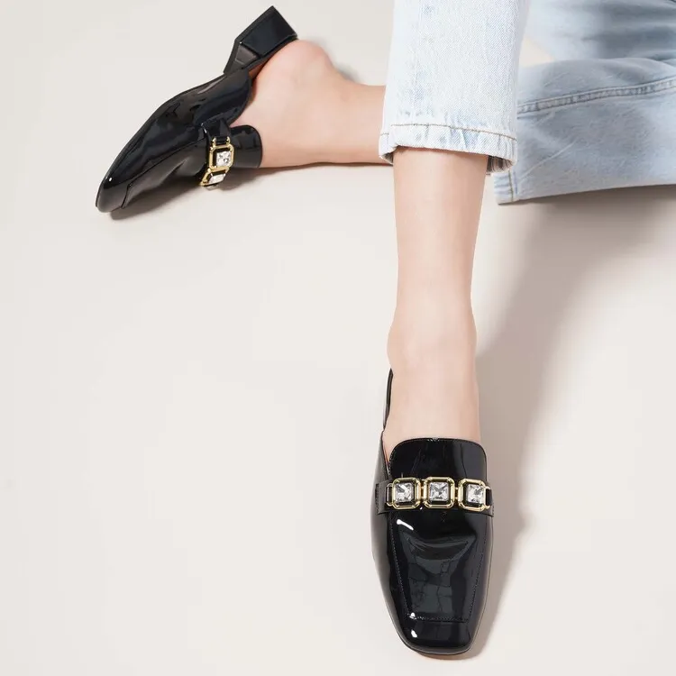 STEVE MADDEN Quiet Odor-Resistant Wrap-toe Slippers Women's Black-4