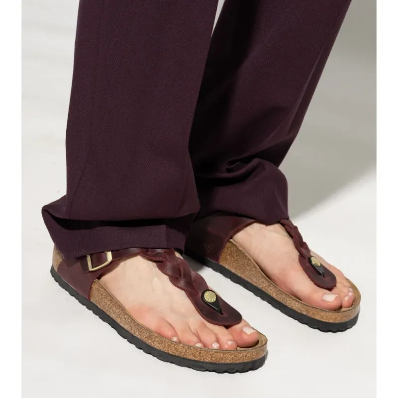 Birkenstock Gizeh Braided Leather Sandals Women's-5