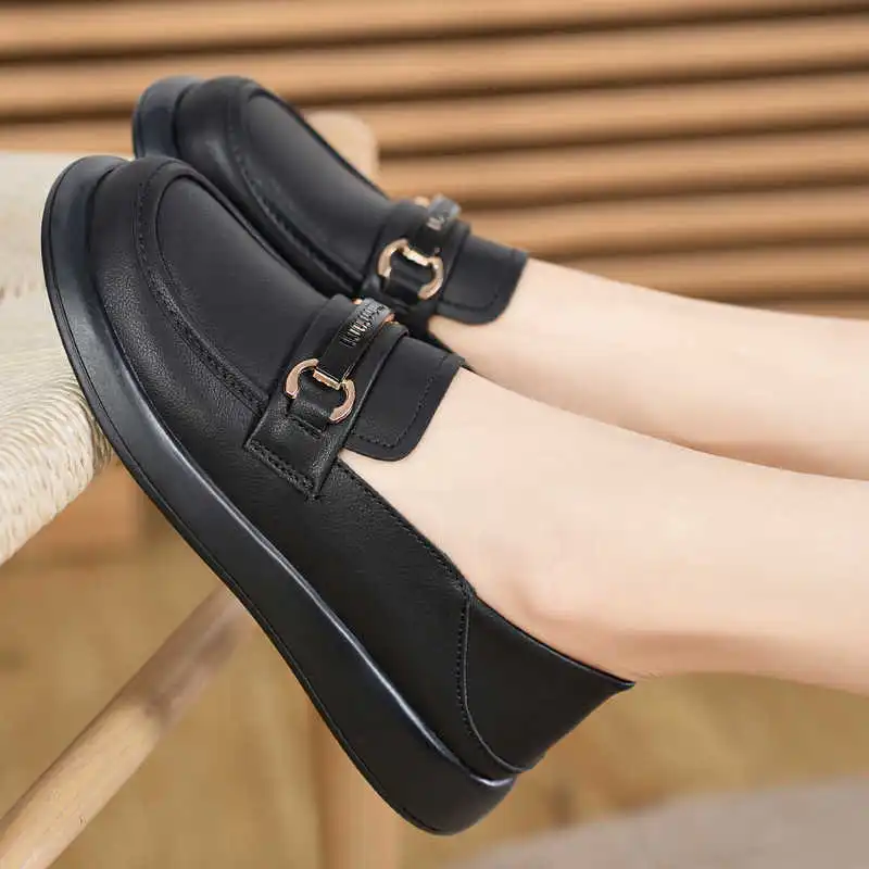 Reivanti Loafers 3cm Women's Black-2