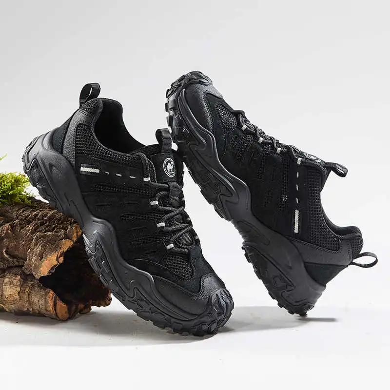 CAMEL Durable Breathable Low Top Trekking Shoes Men's-4