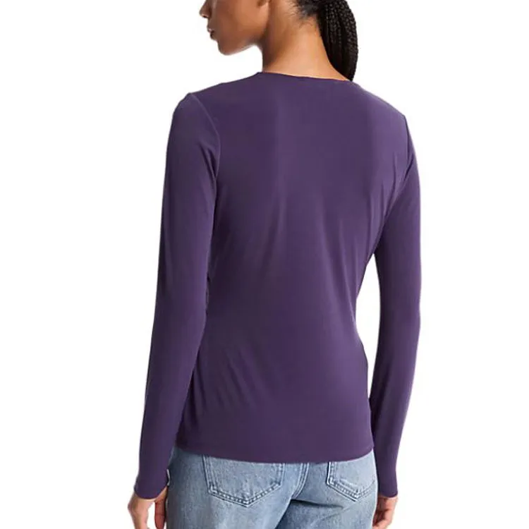 MICHAEL KORS Astor Stud Matte Jersey Top-1
