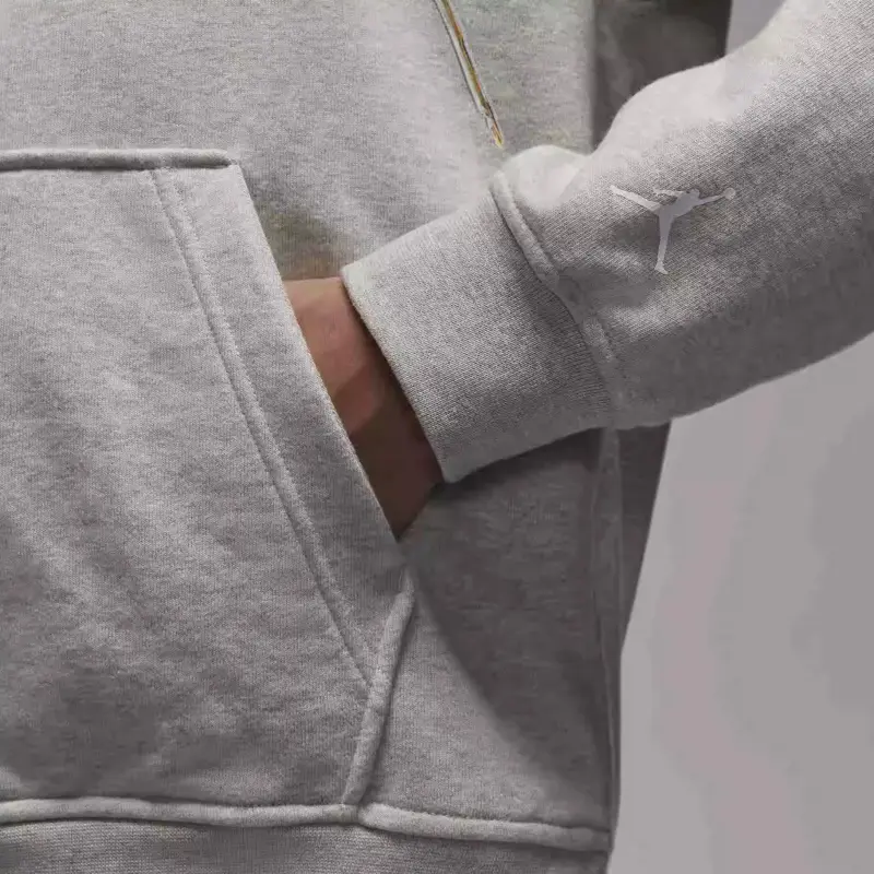 Jordan Dri Fit Sweatshirt Men's Heather Gray-3