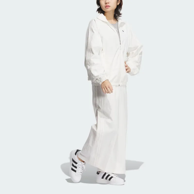 Adidas Originals RUCHED TRACK TOP TRACK TOP Jackets & Coats Women's White/Black-4
