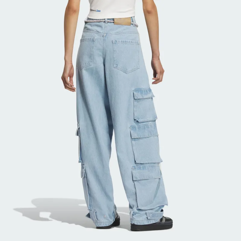 Adidas ADILLENIUM DENIM Jeans Women's Clear Blue-3