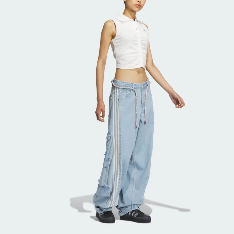Adidas ADILLENIUM DENIM Jeans Women's Clear Blue-1
