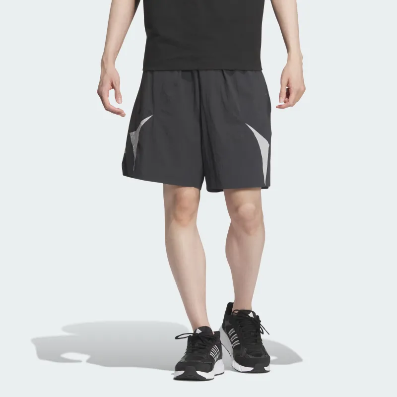 Adidas FUTURE STYLE Casual Shorts Men's Carbon Black/Light Gray-1