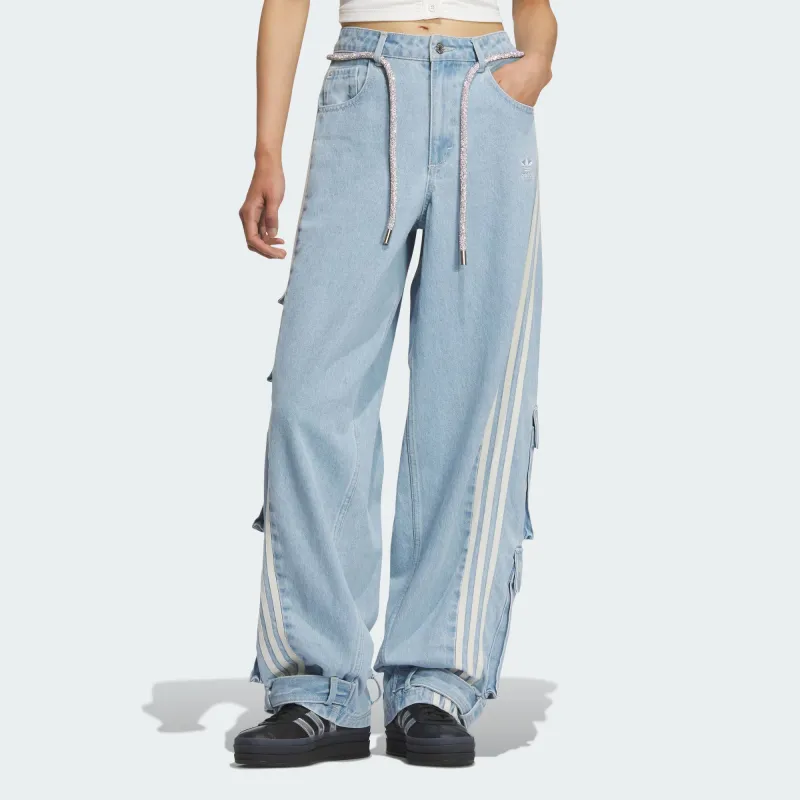 Adidas ADILLENIUM DENIM Jeans Women's Clear Blue-2