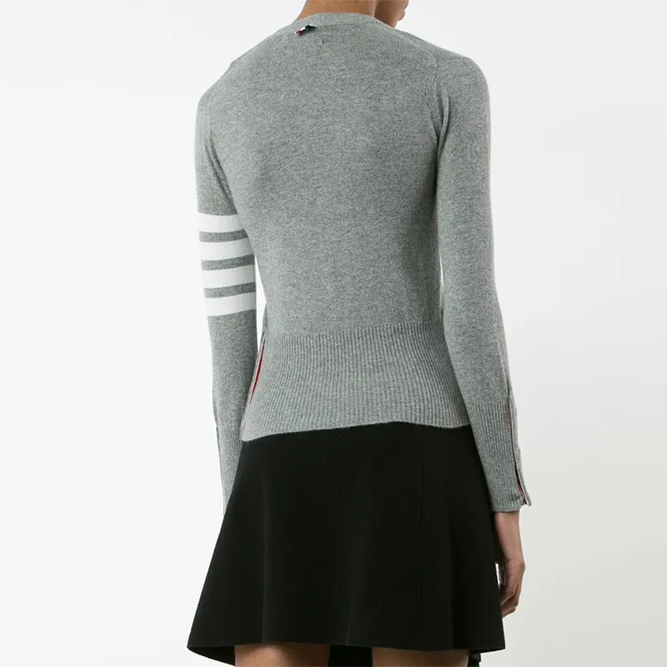 THOM BROWNE Four Stripe Cardigan-4
