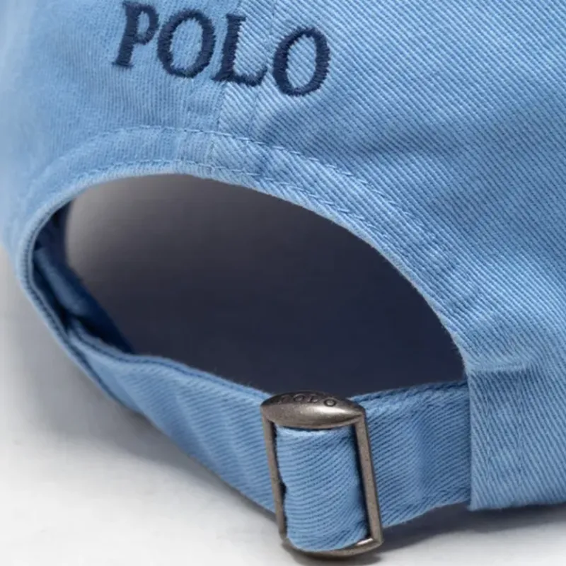 Polo Ralph Lauren Cotton Baseball Caps Unisex Blue-4