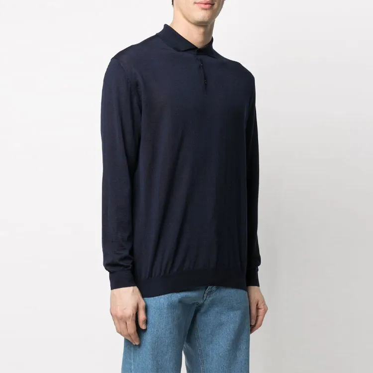 MALO Polo Shirts Men Blue-3