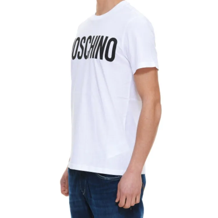 MOSCHINO Logo Printed Crewneck T Shirt-3