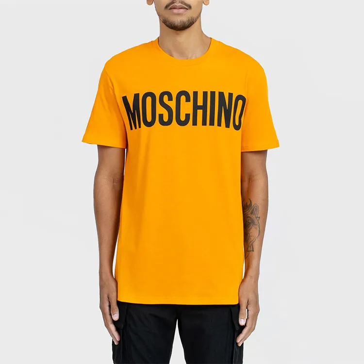MOSCHINO T Shirts Men Orange-2